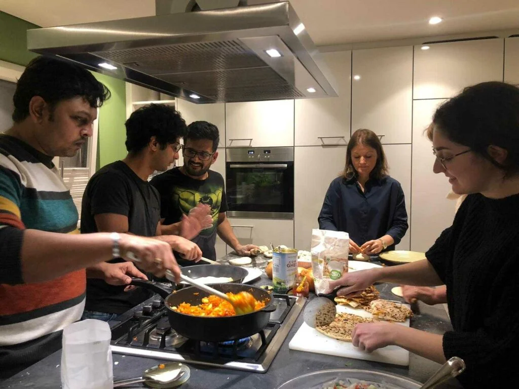 kitchen picture from the wetransform offsite in the black forest discussing INSPIRE and XPlanung