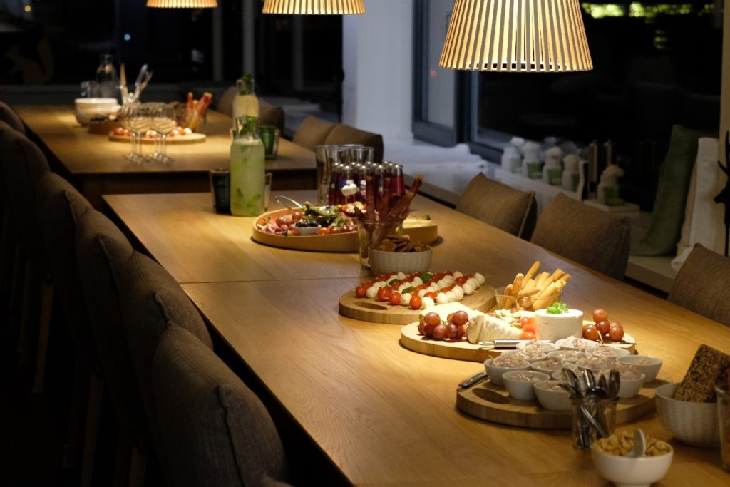 A side view of food at the wetransform 2024 offsite.